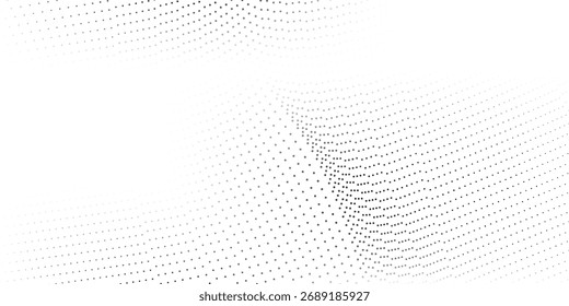 Punto de luz de línea de punto blanco moderno Concepto de tecnología digital de alta tecnología. Vector de computadora de alta tecnología abstracto