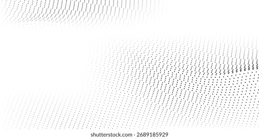 Modern white dot line light point Hi-tech digital technology concept. High tech computer vector