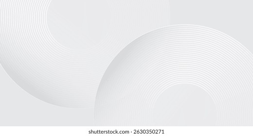 Moderno branco geométrico abstrato fundo sobrepor camada no espaço brilhante com linhas efeito decoração simples abstrato arte design
