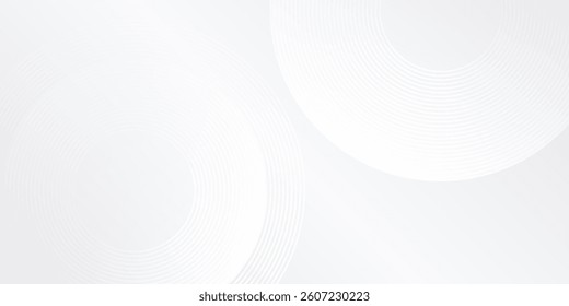 Modern white glowing geometric lines on gray background illustration abstract modern design