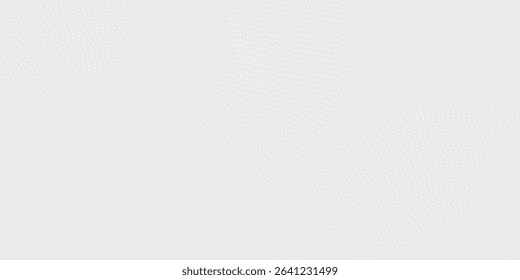 Modern white glowing geometric lines on gray background. Modern shiny blue circle lines pattern. Futuristic technology concept simple modern abstract