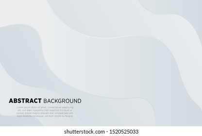 modern white gradient abstract fluid background.can be used in cover design, poster, flyer, book design, social media template, website backgrounds for advertising. vector illustration.