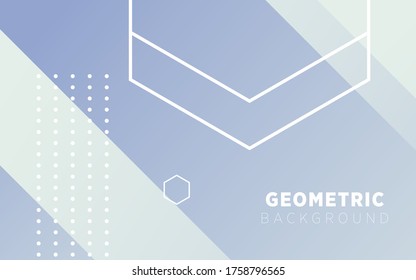 modern white gradient abstract geometric background banner design.