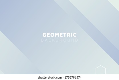 modernes, abstraktes, geometrisches Hintergrundbanner-Design mit weißem Farbverlauf.