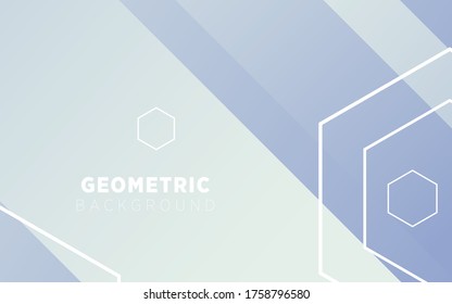 modern white gradient abstract geometric background banner design.