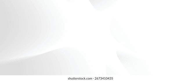Diseño geométrico moderno del fondo blanco del gradiente en una superficie blanca limpia.