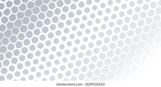 modern white gradient background with hexagon geometric pattern