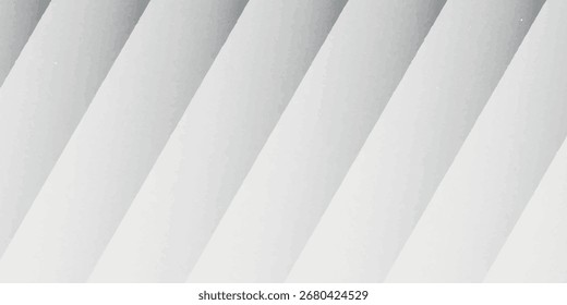 Modern white gradient polygon pattern on gray background. eps 10