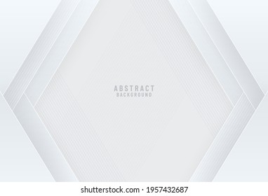 Modern white gray abstract background creative design. Vector illustration design for presentation, banner, cover, flyer, card, poster, website or advertising