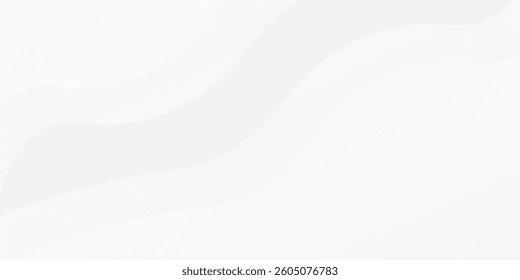 Modern white and gray background with gradient color and artistic dynamic line decoration abstract modern