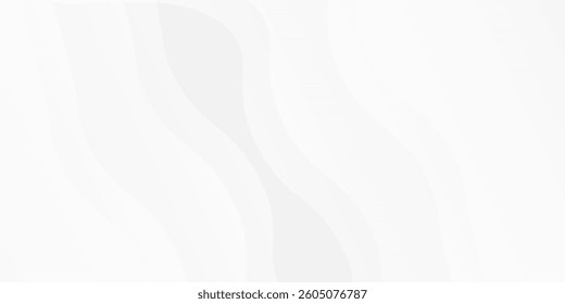 Modern white and gray background with gradient color and artistic dynamic line decoration abstract modern simple art