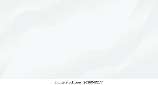 Modern white and gray background with gradient color and artistic dynamic abstract simple design