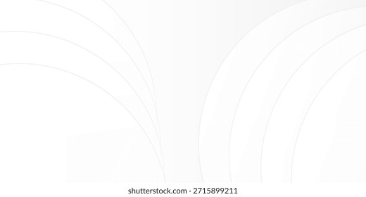Colores grises blancos modernos con fondo de textura de patrón de líneas circulares. Uso para el concepto de negocio de diseño moderno abstracto simple