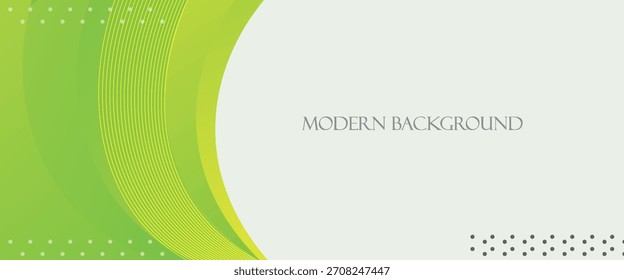 Fundo moderno branco e verde abstrato. Para faixas, capas, panfletos e fundos de apresentação de negócios eps10.