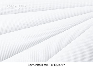 Modern white and grey background overlapping layer with shadow. White abstract geometric perspective design. You can use for template brochure design. poster, banner web, etc. Vector illustration