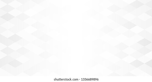 Modern white and grey geometric pattern with copy-space. Abstract random grey backdrop. Simple graphic design. Vector illustration.