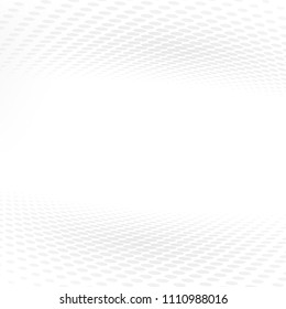 Modern white halftone backdrop, Raster effect background, Abstract white template design, Vector