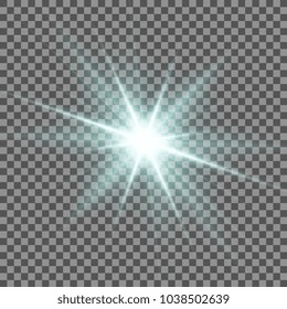 Modern White Light Flash Effect On Stock Vector (Royalty Free) 1038502639