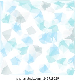 modern white, light grey light blue triangle vector abstract background texture