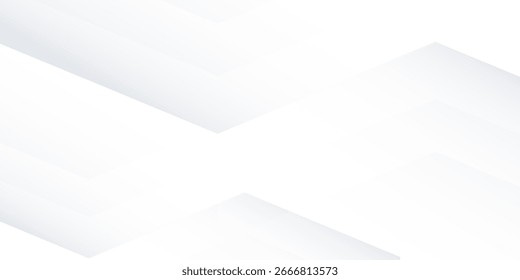 Fundo de vetor monocromático branco moderno para folheto de design website flyer. Papel de parede branco geométrico para certificado arte moderna