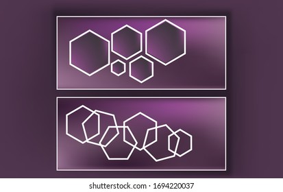 Modern white and 
purple and gold pattern art deco geometry style texture background, '20s retro, The Roaring 2020s. poster, cover, print, artwork. illustration vector eps10