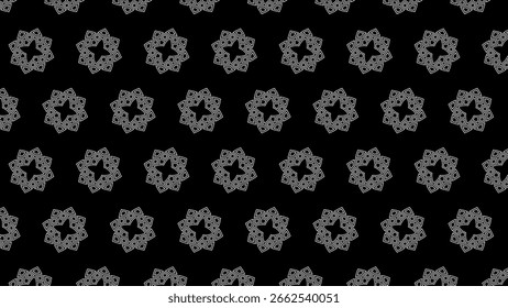 Modern White Seamless Background with Subtle Golden Rhombuses and Star Dots – Elegant Minimal Vector Design for Branding and Luxury Paper Goods
