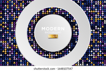 modern white shape abstract vector background.