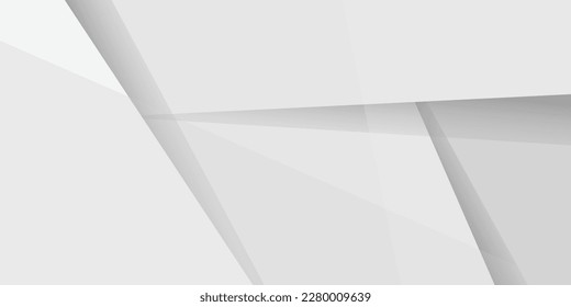 Rayas blancas modernas con fondo de sombra. Ilustración vectorial.