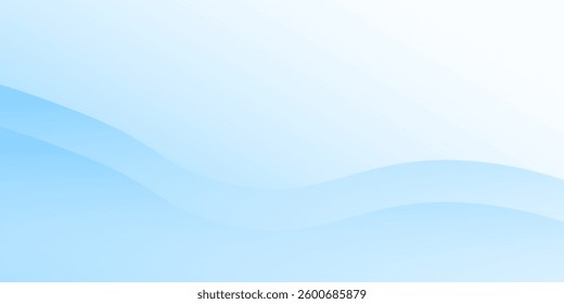 Modern white wavy glowing lines on a blue background. Futuristic digital high-technology pattern abstract