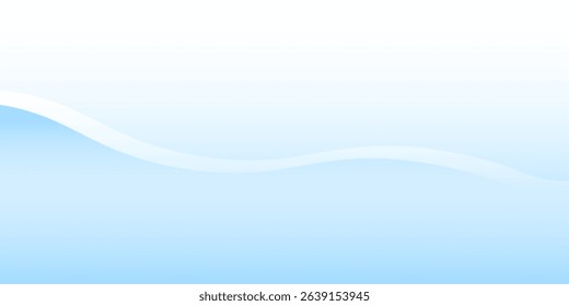 Modern white wavy glowing lines on a blue background. Futuristic digital high-technology pattern design