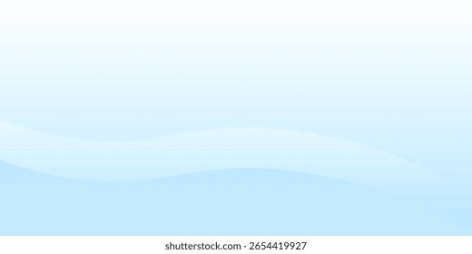 Modern white wavy glowing lines on a blue background simple
