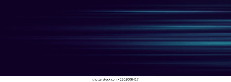 Fondo moderno de tecnología abstracta con gran velocidad brillante y efecto de luz de movimiento. Ilustración del vector