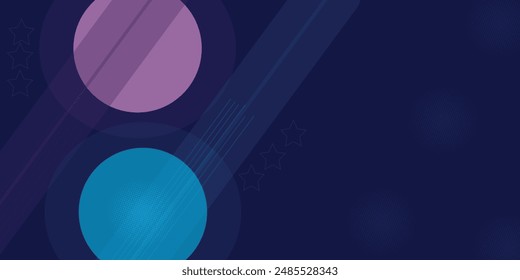 Modern wide Hi-tech digital technology concept. Illustration high computer technology on purple and dark blue gradient background. Abstract futuristic design. Sci-fi vector illustration