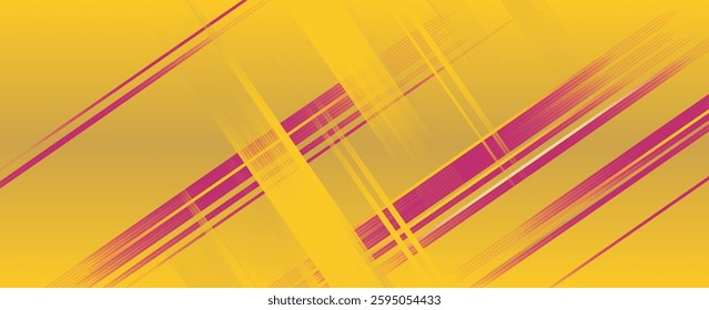 Modern wide Hi-tech digital technology concept. Illustration high computer technology on purple and pink metalic gradient background. Abstract futuristic design. Sci-fi vector illustration