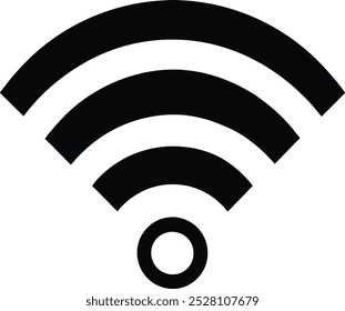 Modern WiFi Icon Vector Design for Technology | Wireless Signal Internet Network Symbol