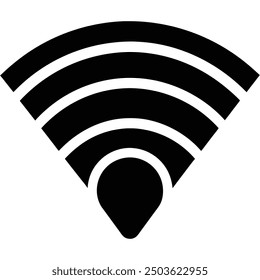 Modern Wi-Fi Vector Illustration: Perfect for Technology and Connectivity Designs