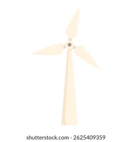 Modern wind turbine generating clean and renewable energy