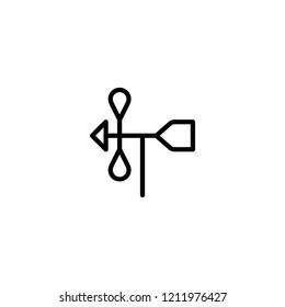 Modern wind turbines icon