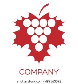 Modern wine logo