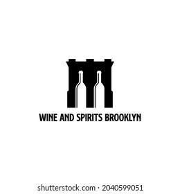 modern wine logo for your cafe identity