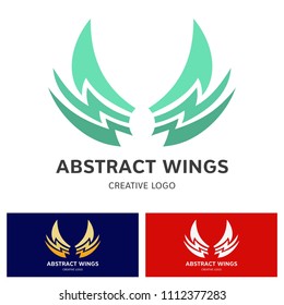 Modern Wing Logo Symbol