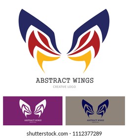 Modern Wing Logo Symbol