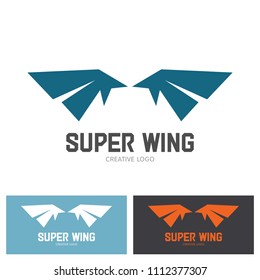 Modern Wing Logo Symbol