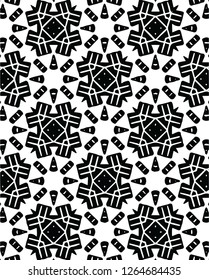 Modern winter geometrical vector pattern decorative shape design for many creative ideas