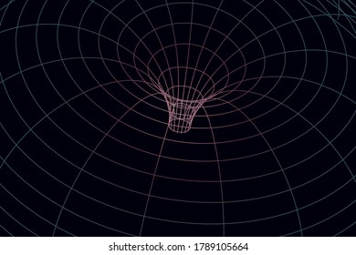 Modern wireframe vector design. 3d abstract elements with connected lines. Grid illustration with black colors