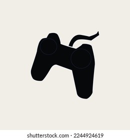 Modern and wireless electronic game controllers. vector file