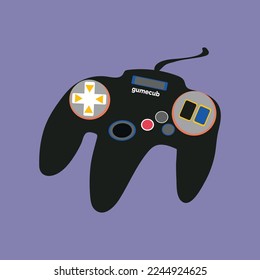 Modern and wireless electronic game controllers. vector file