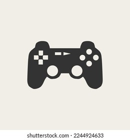 Modern and wireless electronic game controllers. vector file