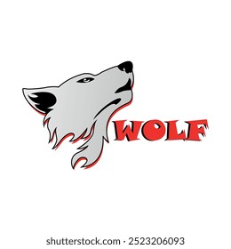 Modern wolf logo concept, vector illustration