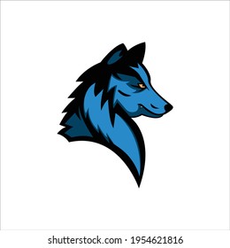 Modern wolf logo design high resolution vector